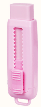 Eraser Comix Retractable Pink B2573