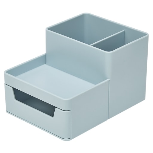 Desk Organizer Comix 3Comp. 1Drawer Blue B2009