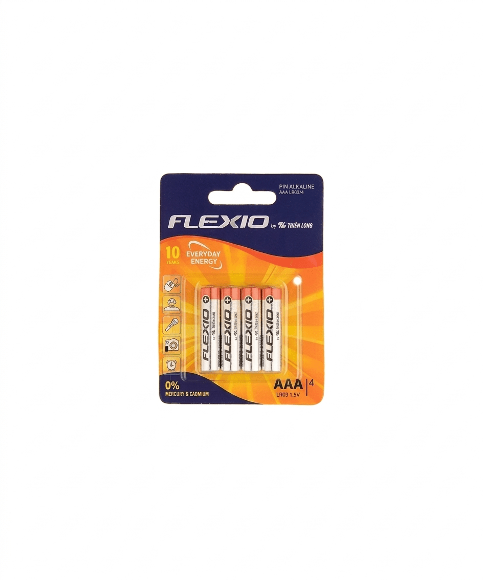 Battery Flexoffice Aaa Alkaline 4/Pack Baa-Lr03/4