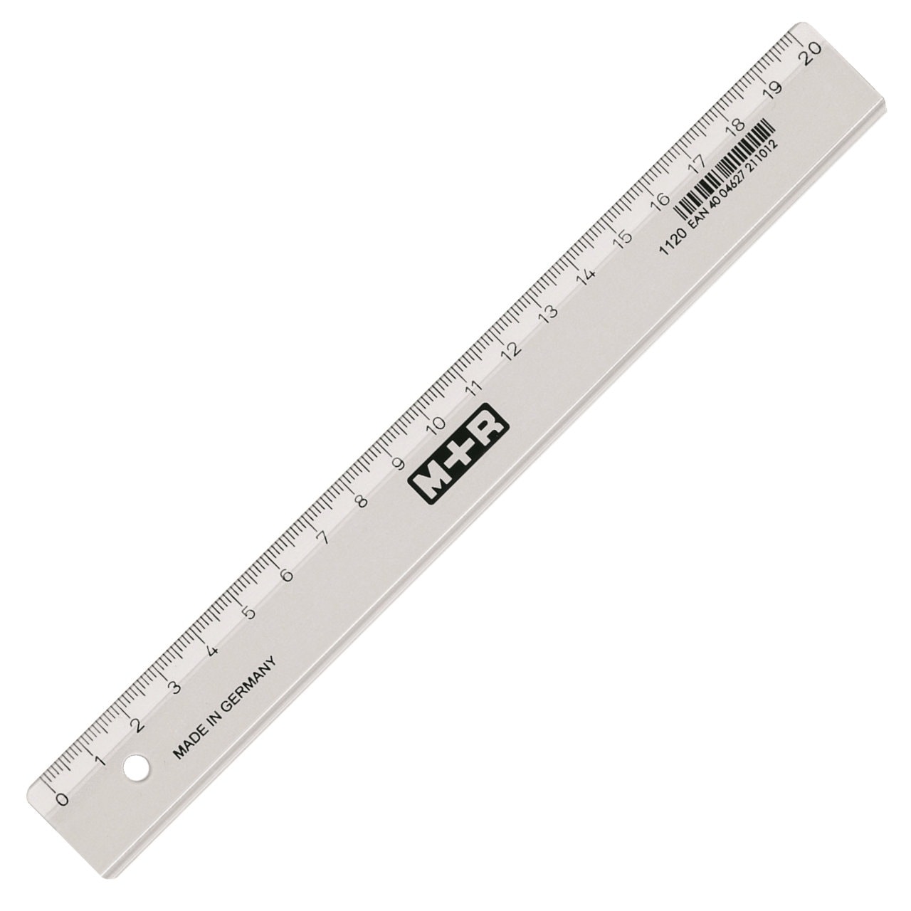 Ruler M+R Plastic 20Cm Clear Transparent 1120 0000