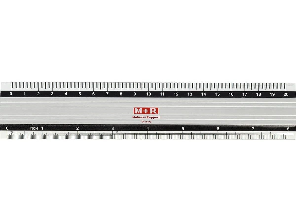 Ruler M+R Aluminium 20Cm 1820 0000