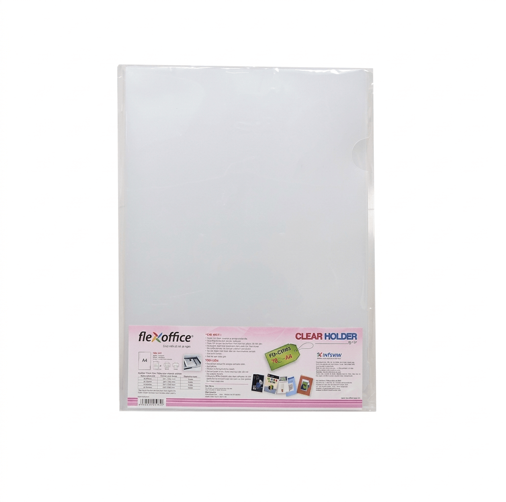 Folder Flexoffice A4 Clear 0.15Mm 10/Pack Fo-Ch03
