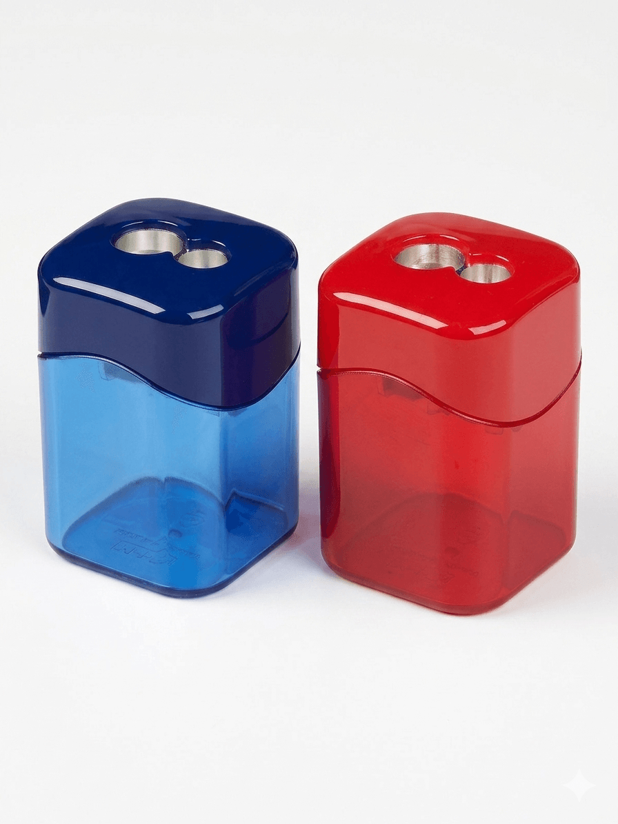 Sharpener M+R W/Container Quatro Double Assorted 924 0050