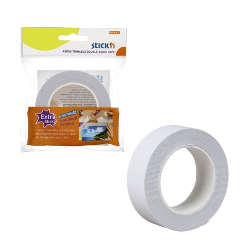 Sided Tape-Repositionable Double-Stick'n