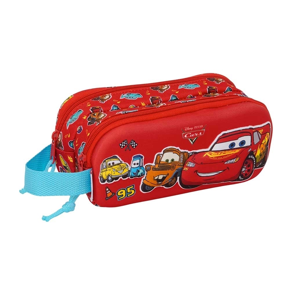 Pencil Case Safta Cars 3D 2 Comp. 822608512