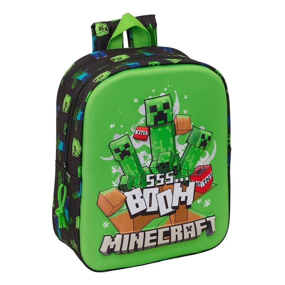 Backpack Safta Minecraft Boom 3D Small 27Cm 622618011