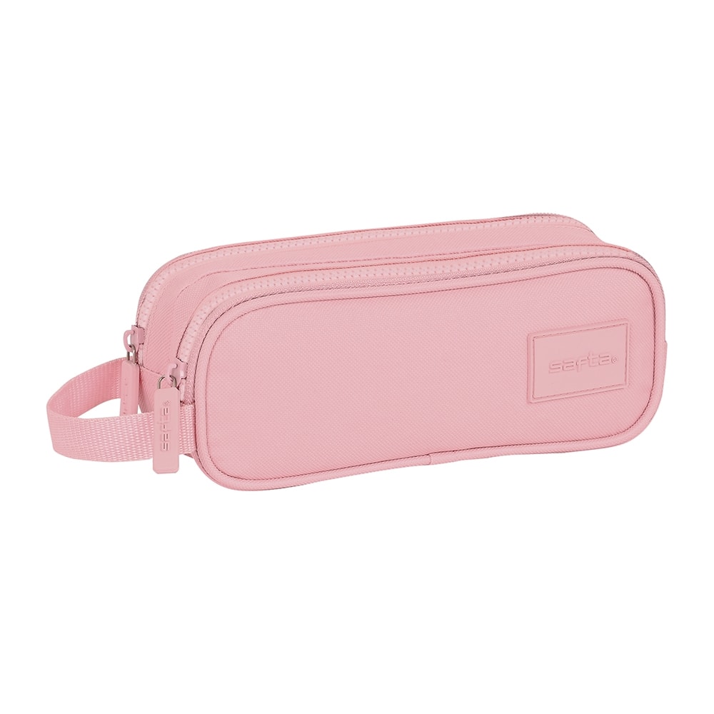 Pencil Case Basics 2 Comp. Pink 842337513