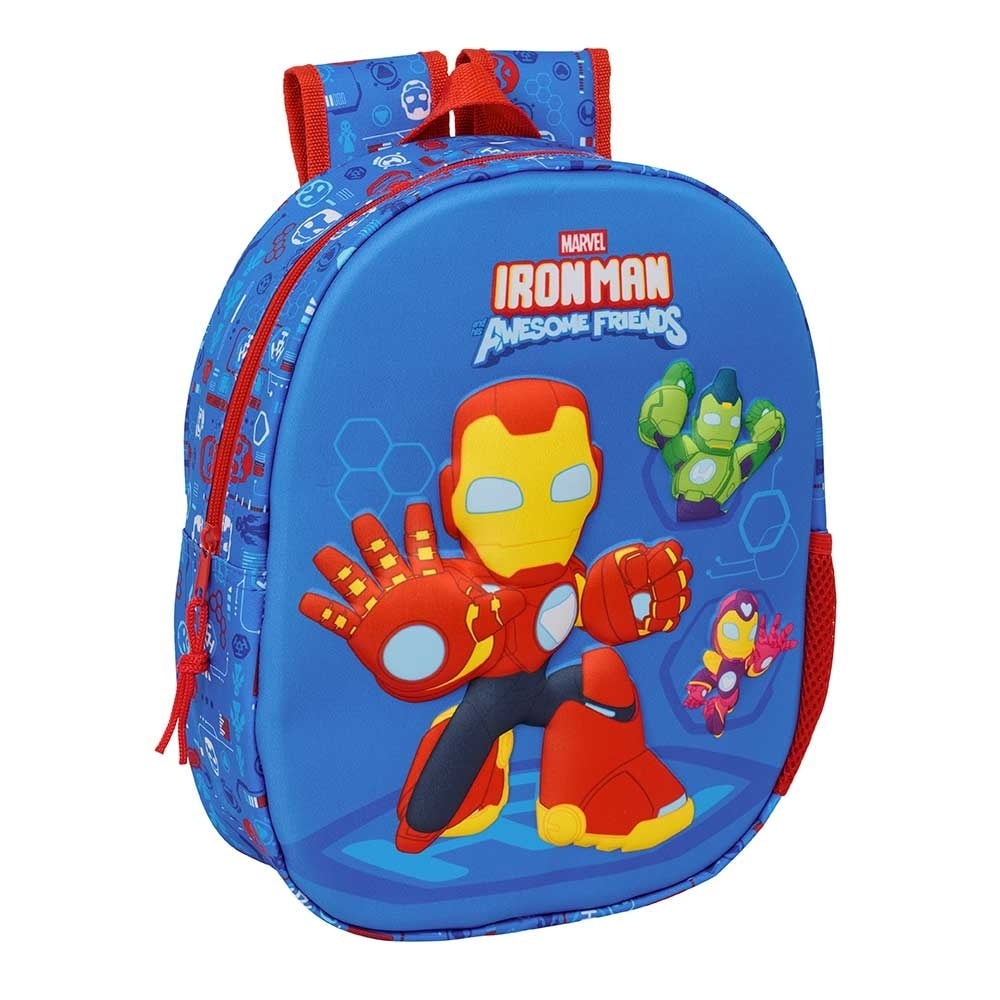 Backpack Safta Iron Man 3D Small 32Cm 622613890