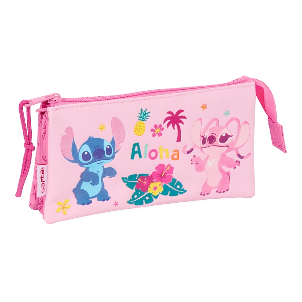 Pencil Case Safta Lilo And Stitch 3 Comp. 812515744