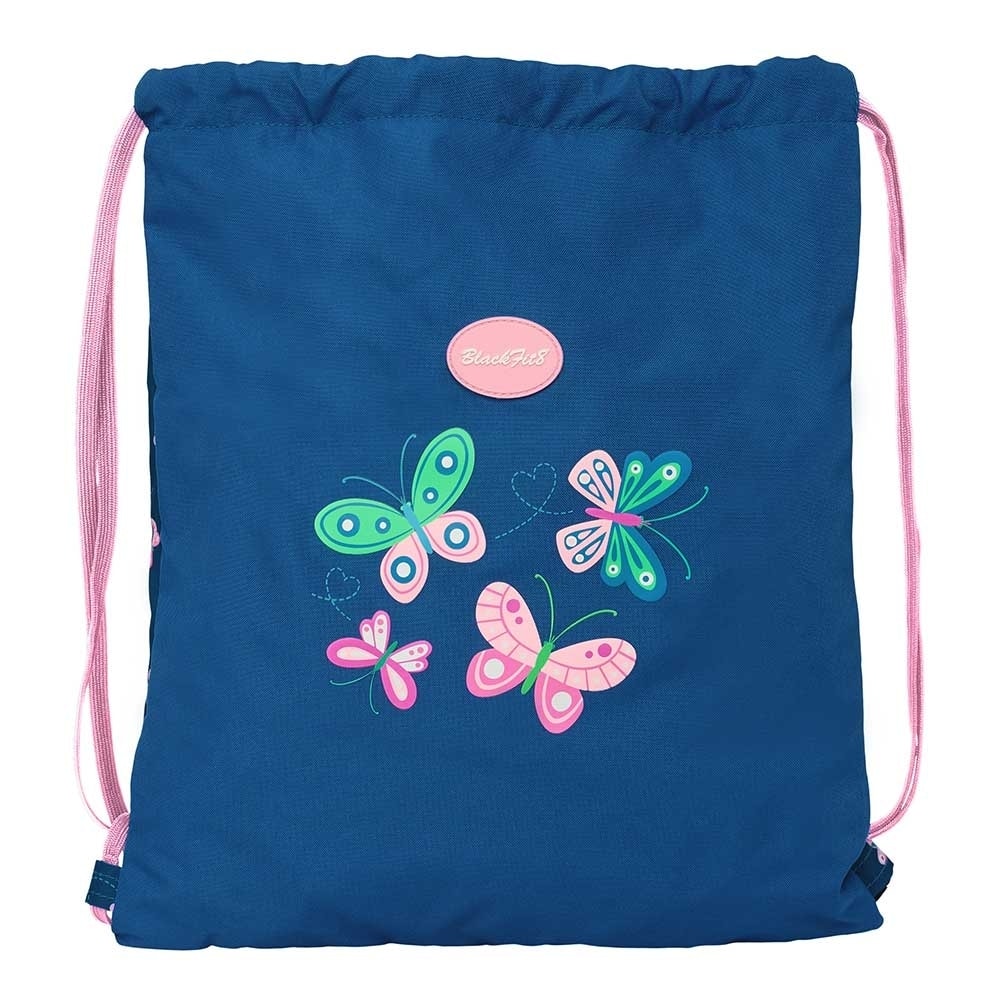 Drawstring Bag Safta Blackfit8 Butterfly 40Cm 642630196