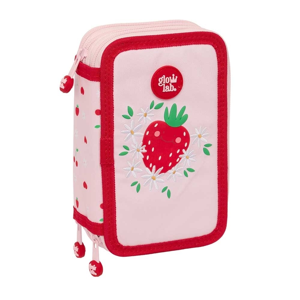 Pencil Case Safta Glowlab Frutitas 3 Comp. 37Pcs 412617857
