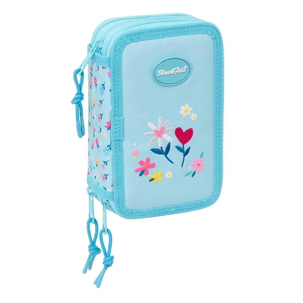 Pencil Case Safta Blackfit8 Petalos 3 Comp. 37Pcs 442627857