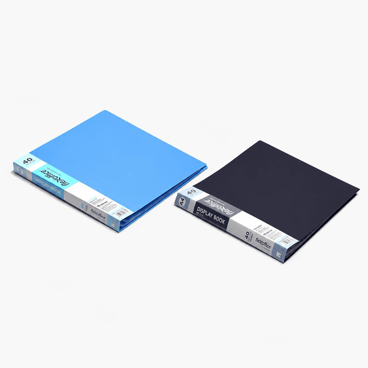 Display Book Flexoffice Pp A4 40 Pockets D.Blue Fo-Db02