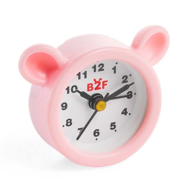 Alarm Clock Miquerius Back 2 Fun Teddy Pink 13404