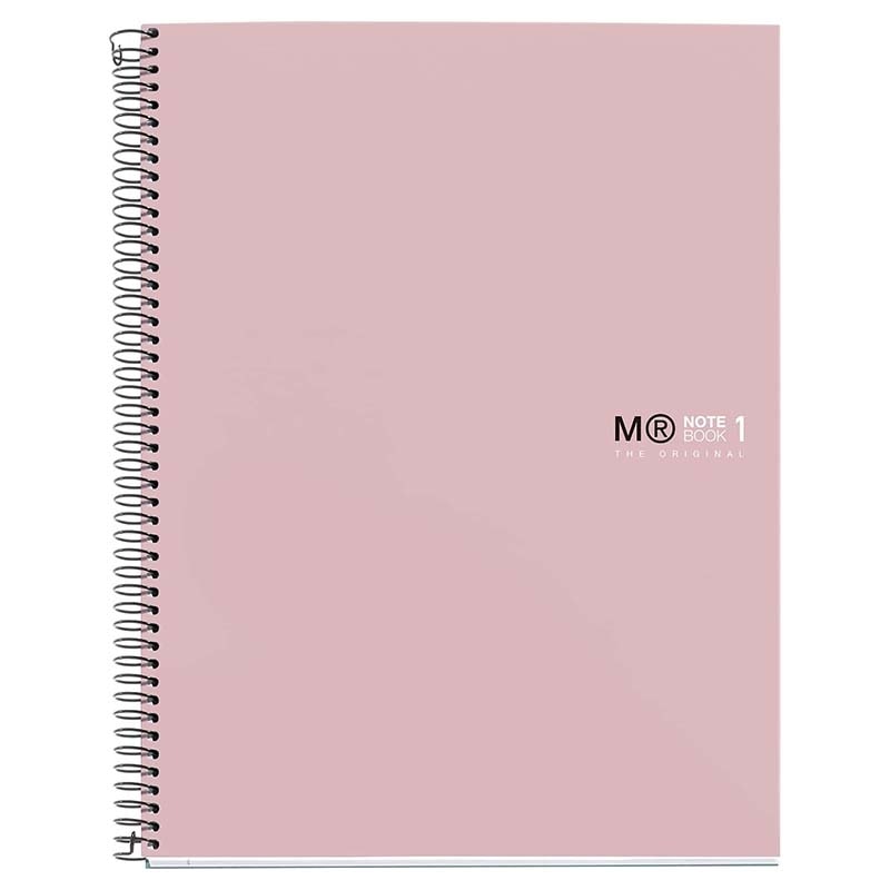 Notebook Miquerius A4 Ruled 1Sub  80Sh 90G Spiral Sand 49966