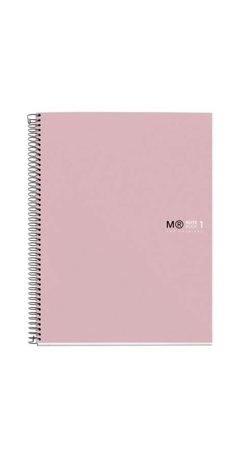 Notebook Miquerius A5 Ruled 1Sub  80Sh 90G Spiral Sand 49992
