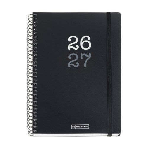 Diary Miquerius College 213X150 1Dpp Black 21078