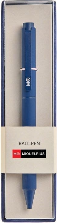 Pen Ballpoint miquelrius Matte Retractable Blue Navy 12062