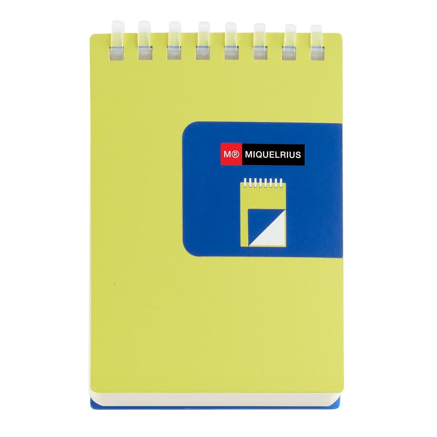 Notebook Miquerius Bright Bloc A7 Plain Pp Spiral Green 7793