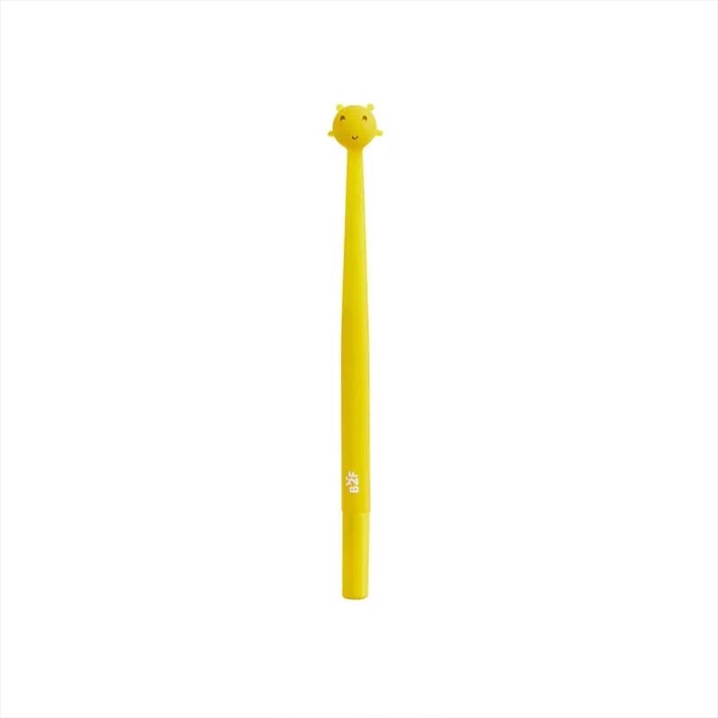 Pen Ballpoint Miquerius Back 2 Fun Giraffe Yellow 11925