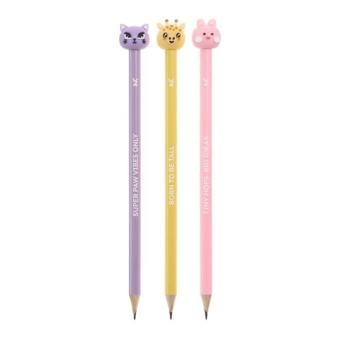Pencil Miquerius Back 2 Fun Friends 3/Blister Wild 12086
