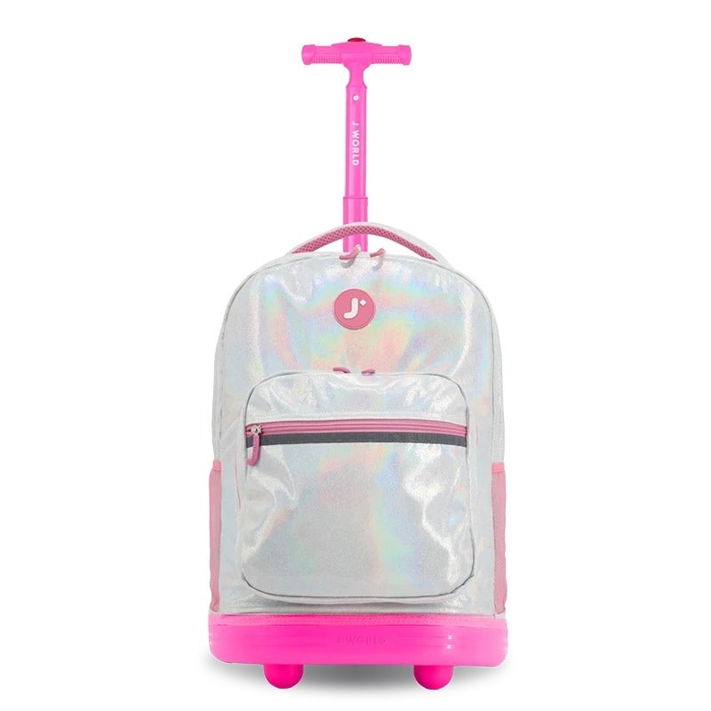 Backpack Jworld Sunrise Trolley Metallic Silver Rbs-18