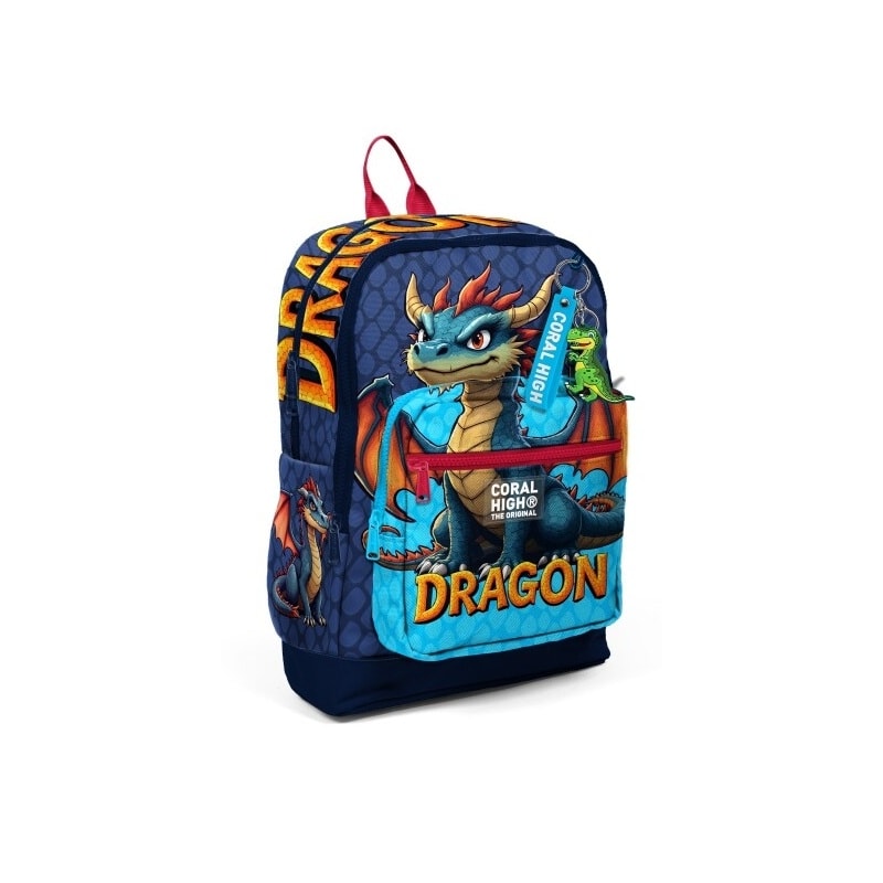 Backpack Coral High Kids Dragon Large 2 Comp. 33213