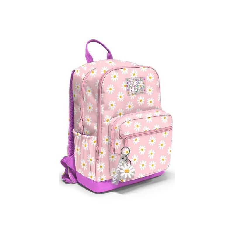 Backpack Coral High Kids Daisy Pink Large 2 Comp. 33224