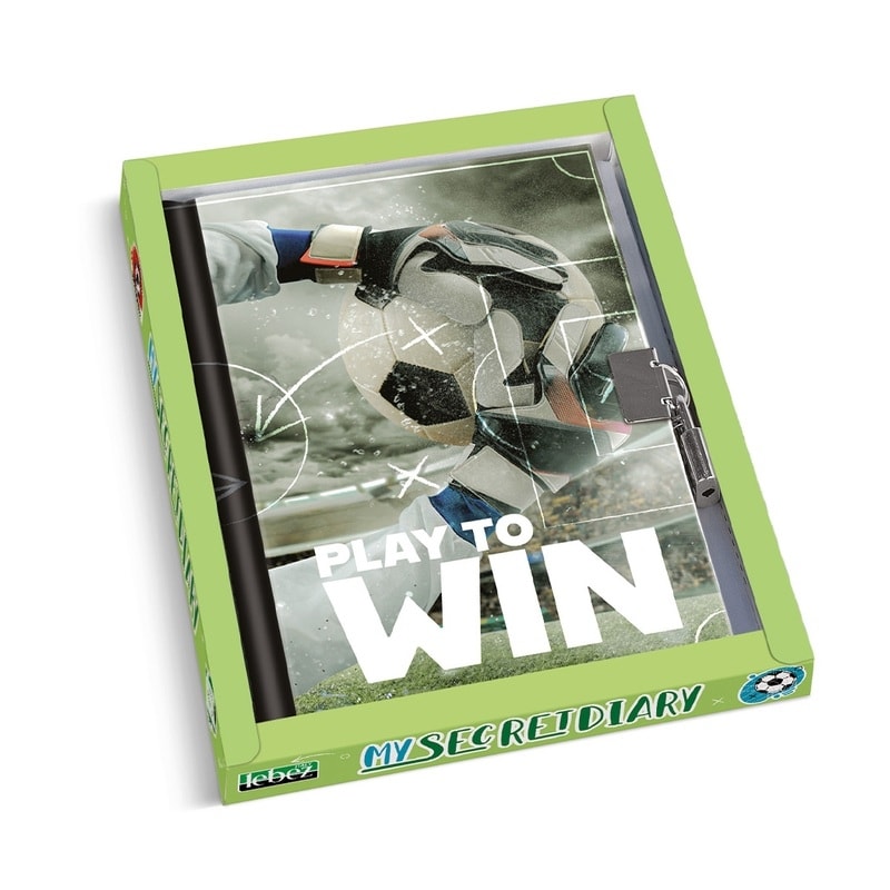 Notebook Lebez Football Time  W/Lock 80 Pages 61903