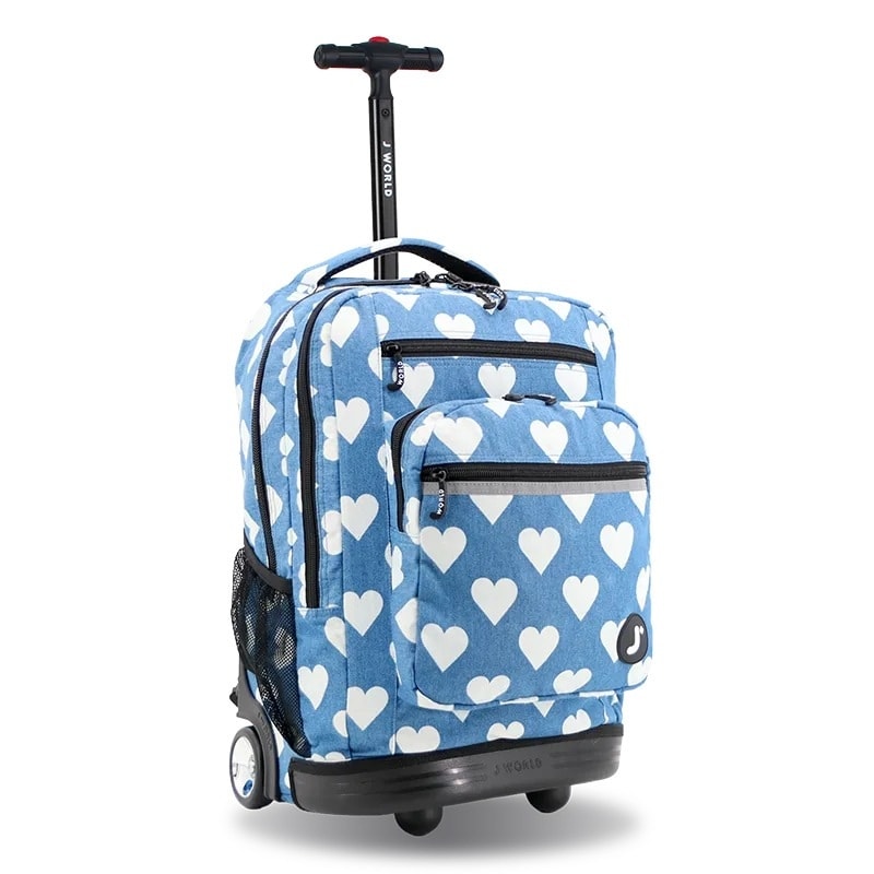 Backpack Jworld Sundance Trolley Denim Heart Rbs-19