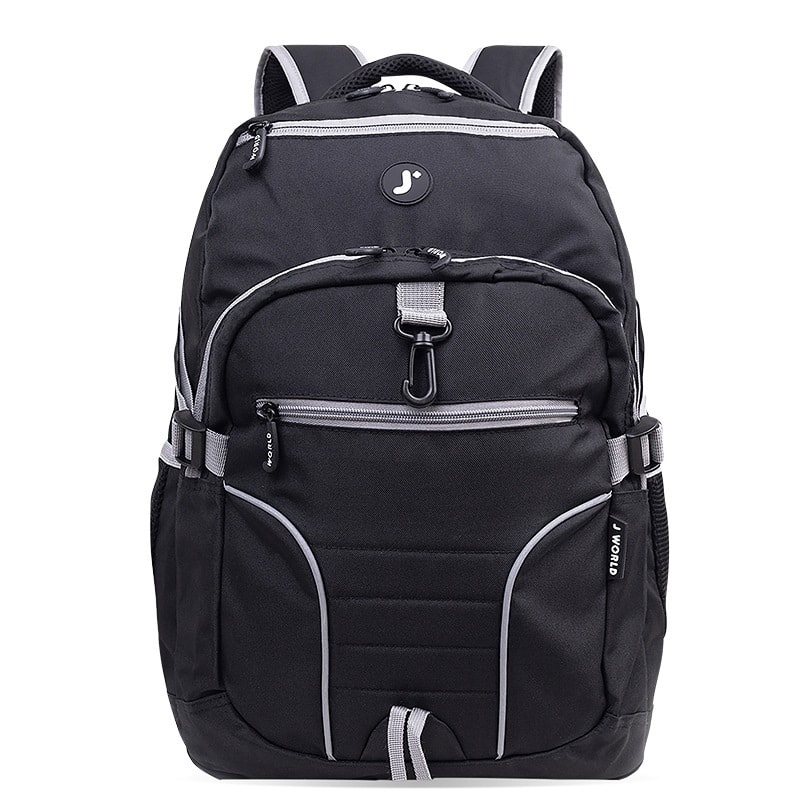 Backpack Jworld Atom Large 2Comp. 46Cm Black Jws-79