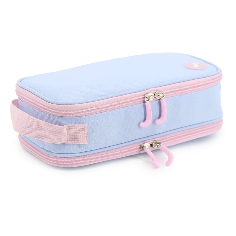 Pencil Case Jworld Doodle 2 Comp. Baby Blue Pc2501