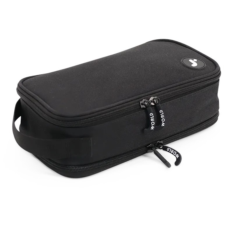 Pencil Case Jworld Doodle 2 Comp. Black Pc2501