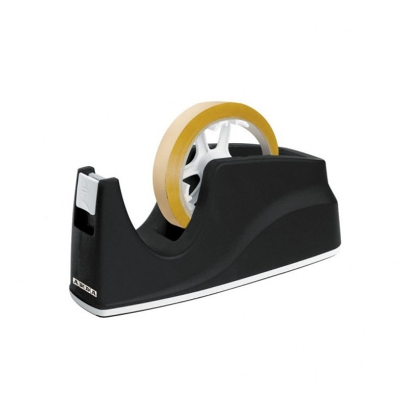 Tape Dispenser Arda Wave Large Dual Adapter Black 421Dn