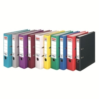 Box File Herlitz Recycolor A4 50Mm Red 10841641