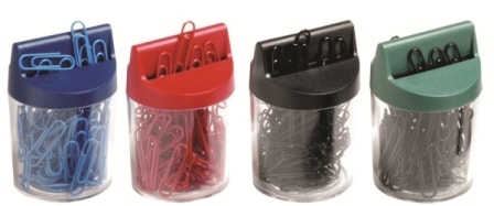 Paper Clip Holder Herlitz 100/Pack Assorted 1601608