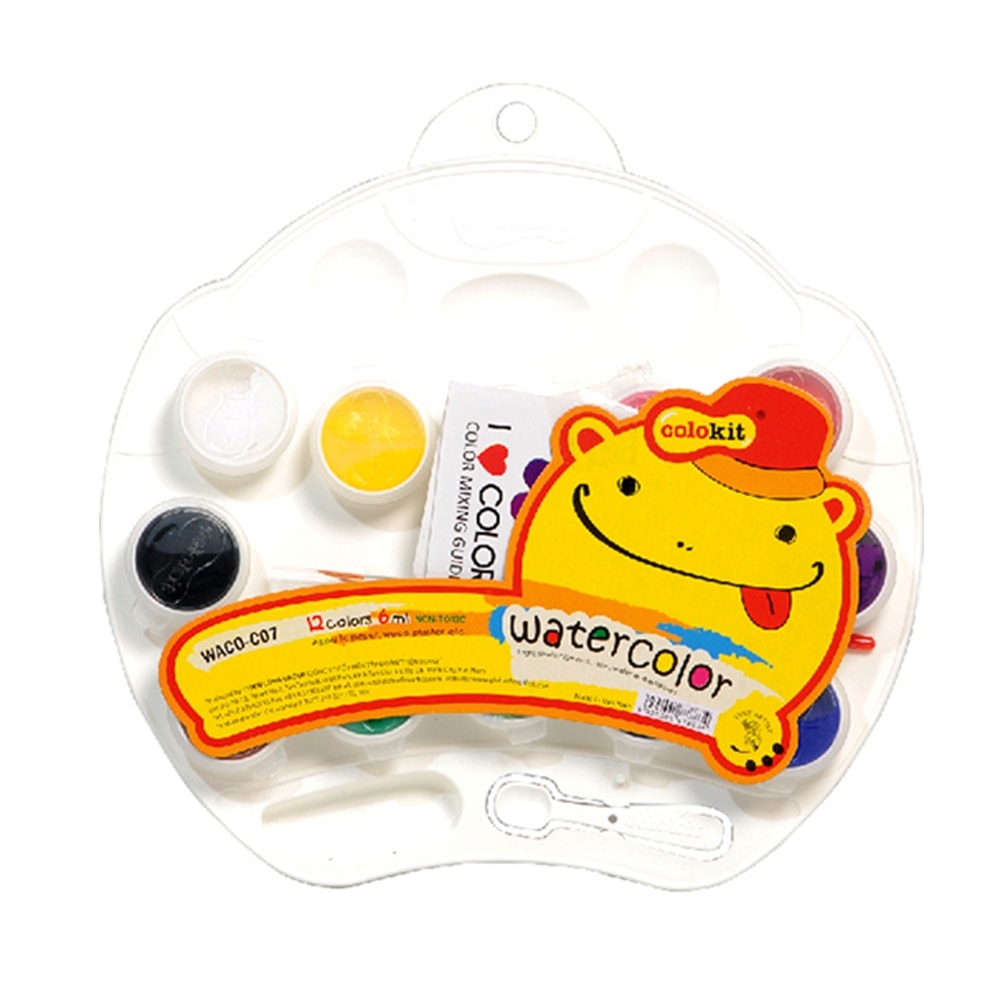 Watercolor Paint Flexoffice Colokit 6Mm 12/Pack Waco-07