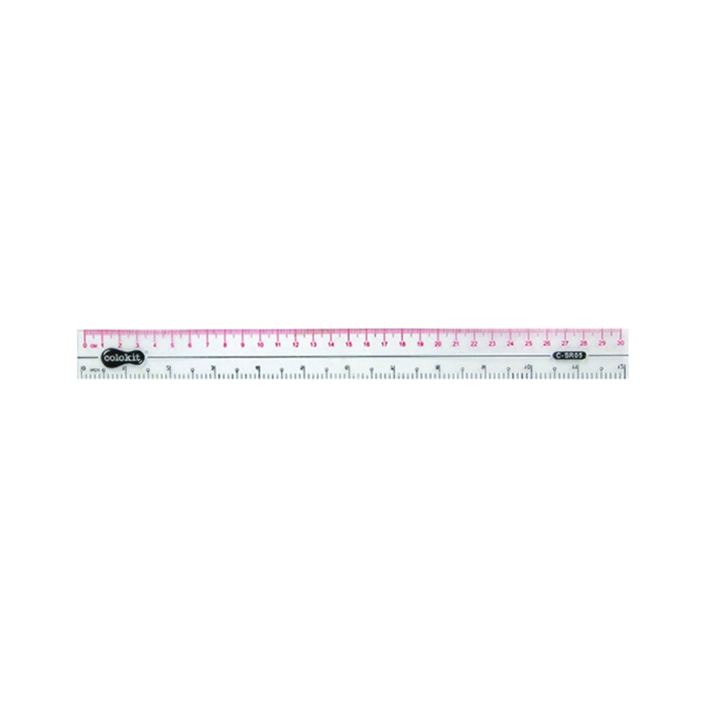 Ruler Flexoffice Flexible 30Cm Clear Sr05