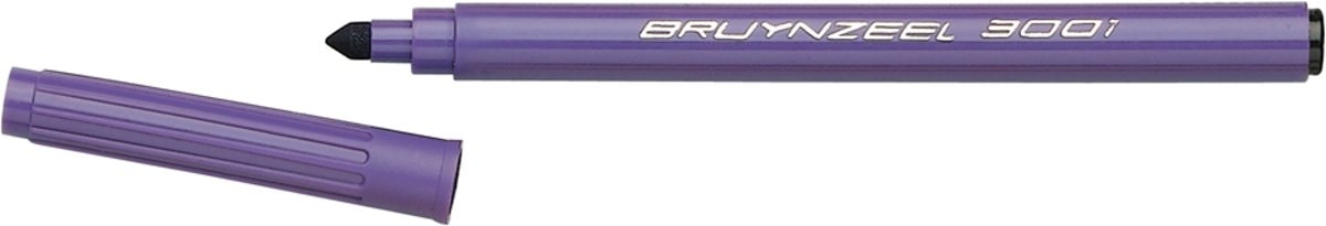 Felt Pen Bruynzeel Super Points Tin 10 Tips 3001M10