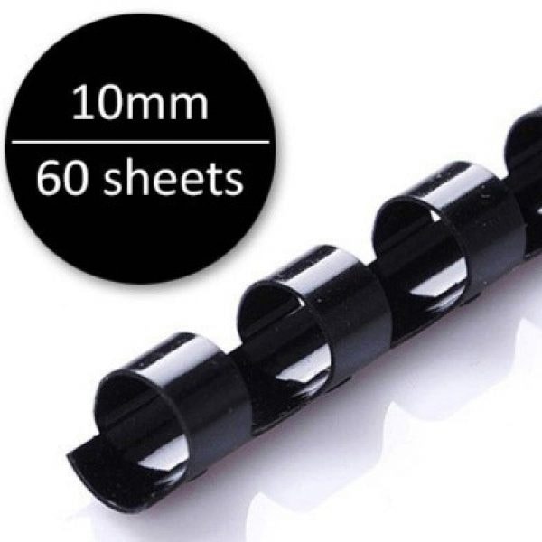 Binding Ring Mintra 10Mm 100/Pack Black 01031