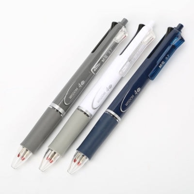 Pen Ballpoint M&G Semi-Gel 0.7Mm Retractable 4 Colors Abp803R4