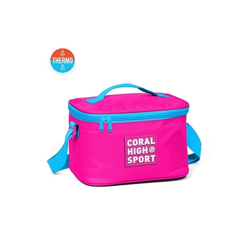 Lunch Bag Sport Coral High Thermo Fuschia/Blue