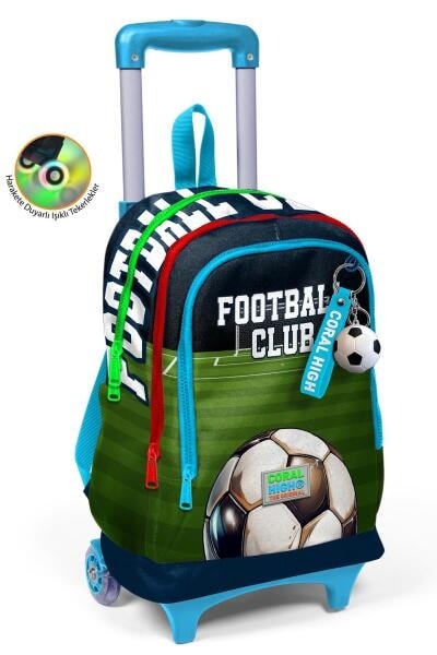 Backpack Coral High Kids Football Club Trolley Large 3 Comp. 23979