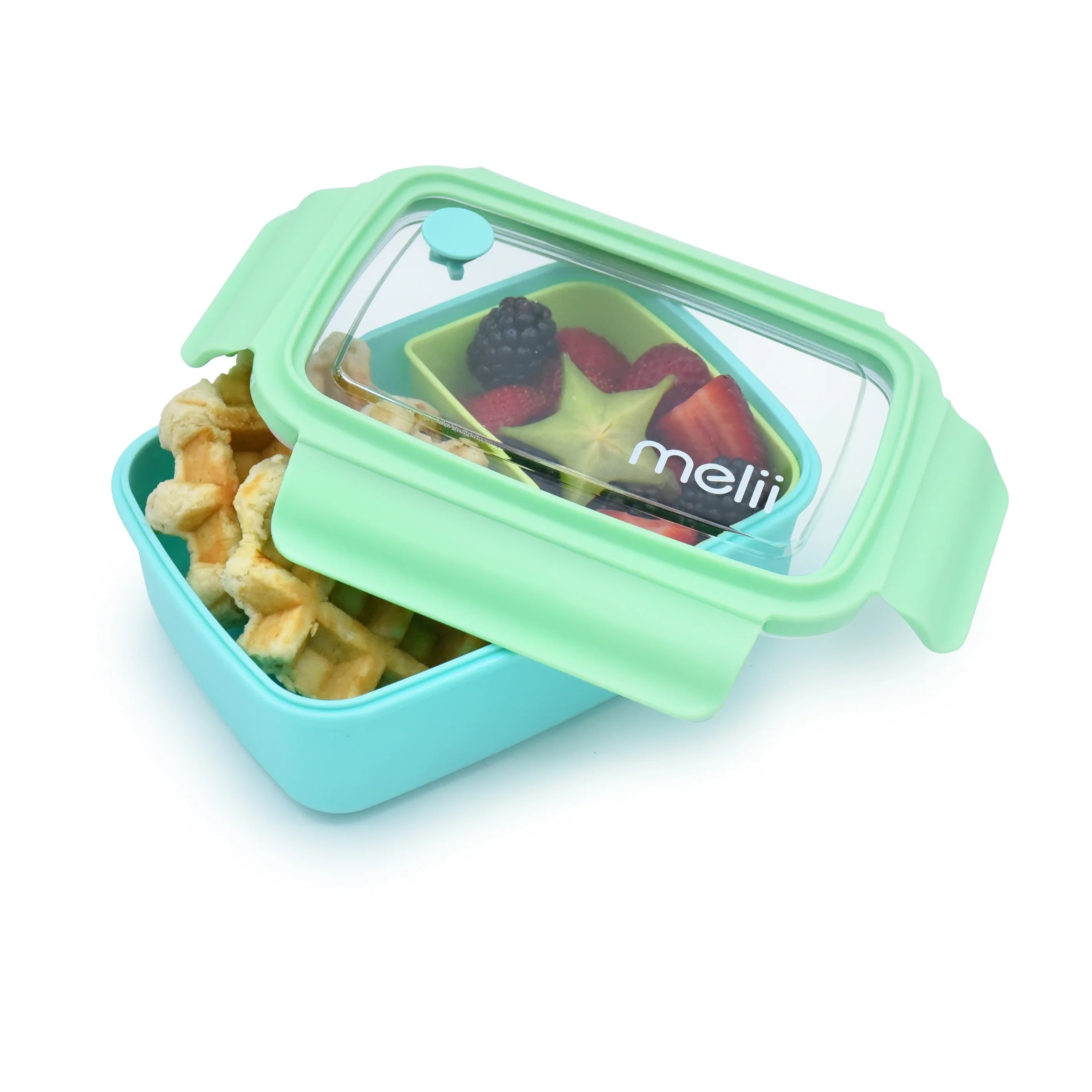 Bento Box with Removable Compartments BLUE/MINT/LIME