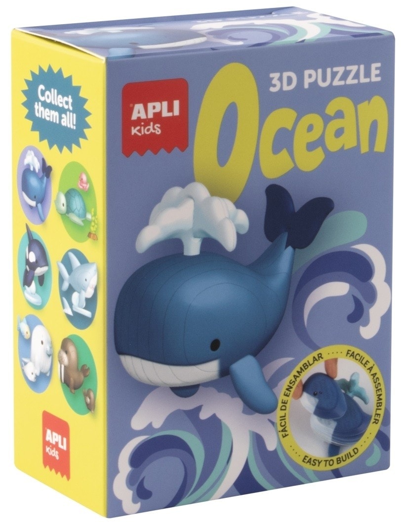 Puzzle 3D Ocean Whale - Apli